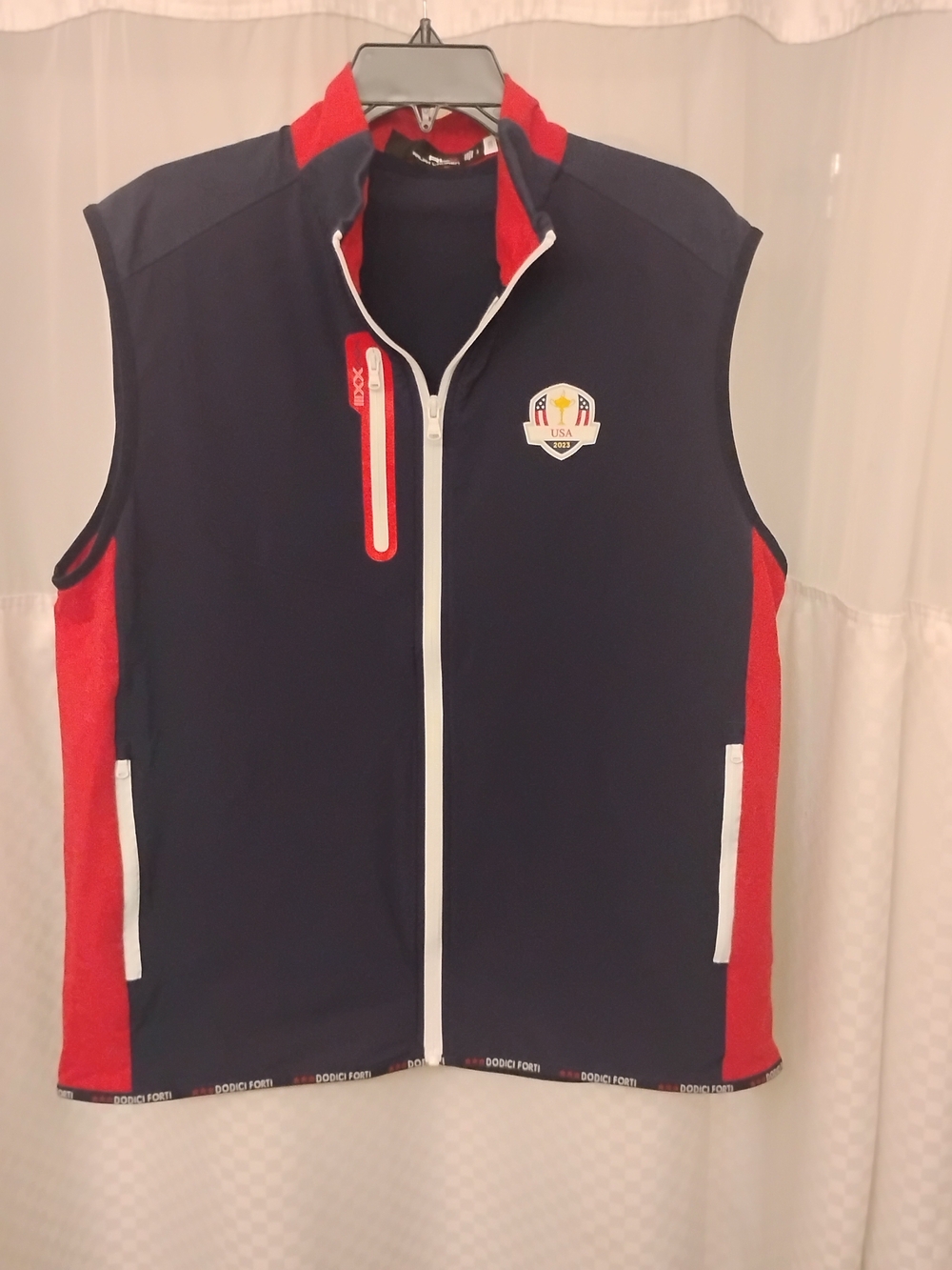Ralph Lauren RLX 2023 Ryder Cup Team USA Golf Vest Mens L Large Dodici Forti